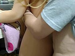 Quickie with stepbrother in kitchen