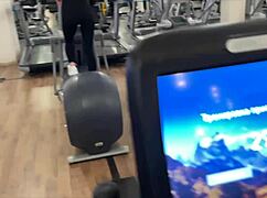 Gym beauty joins me in bathroom for sex