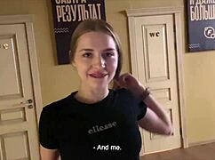 Gym beauty joins me in bathroom for sex