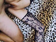 Wife gets intense anal assfucking from husband at home.