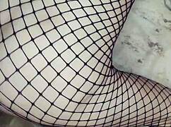 Couple rehearses interview in stockings before amateur casting