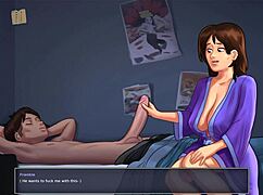 Summertime saga 57 with big tits teen 18+ ass cartoon milf handjob big cock