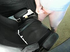 Redhead teen explodes huge cum in bedroom