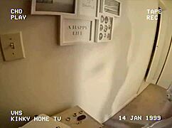 family sex tape captures intimate homemade moments with short-haired couple.