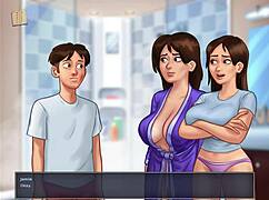 Summertime saga 57 with big tits teen 18+ ass cartoon milf handjob big cock