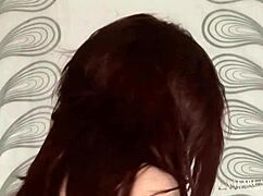 elle alexandra shoves that pink dildo deep into her pussy after stripping