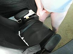 Redhead teen explodes huge cum in bedroom