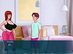 teacher mommy fucks fat bbw classmate in parody game