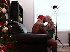 big tit elf getting creampied by santas son 😏