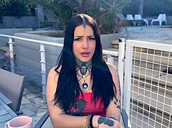 Laeticia, That French MILF With Big Tits And Tattoos! Small Waist, Strong Character!