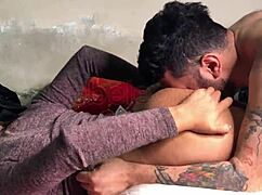 Suck my asshole and lick my pussy before rough anal sex?