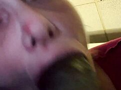 Sloppy Lick on Big Black Cock for Lover