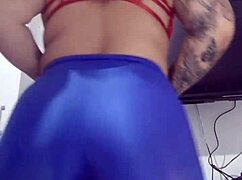 New Outfit Flashing Huge Ass on Camera