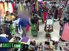 could luna lux handle the blowbang after getting caught stealing?