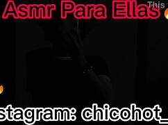 Guy Touches Himself Moaning Loudly in Asmr Session