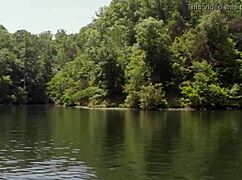 donnabella mortel sexy bikini babe in freshwater