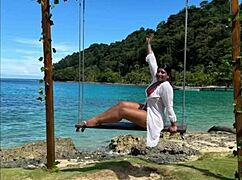 An ebony woman passionately moans as she enjoys a stranger's big cock in a wild encounter