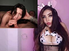 Joven Rusa de Grandes Tetas Naturales Recibe un Duro Anal