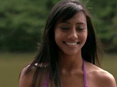 donnabella mortel sexy bikini babe in freshwater