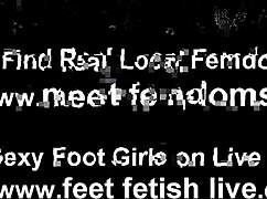 She plans to worship my feet throughout the night