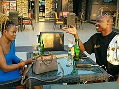 Ebony Goddess Meets Naija Pornstar For Sex And Orgasm In Exclusive Bar