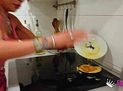 Amateur dude fed and sexed by crazy mature milf Vanesa 😍