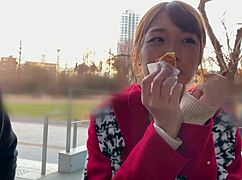 japanese babe rides in doggystyle and cowgirl for cumshot