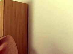 Curly Redhead Drills Guy's Tight Asshole While He Jerks Off