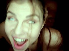 Young Erasmus student Alice XO meets Jimmy Bud for domination and deepthroat