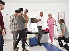 Summer Vixen in Rough Gangbang with Anal Assfucking