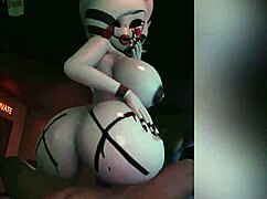 golden fredina dances with the puppet at the club 😏