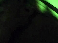 Skinny ebony bent over takes big black cock in intense scene