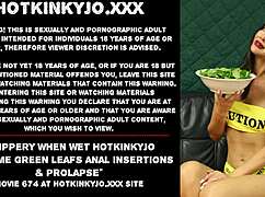 i love slippery when wet hotkinkyjo with extreme anal insertions