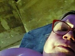 A curvy bbw masturbates with toys in her first amateur solo session