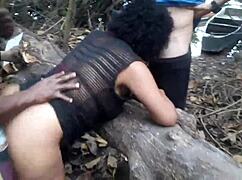 Wife in Woods with Strangers