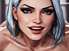 Ashe mostrando o rabo gostoso de safada?