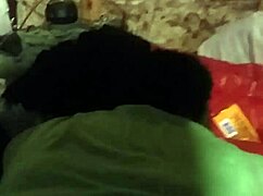 Skinny ebony bent over takes big black cock in intense scene