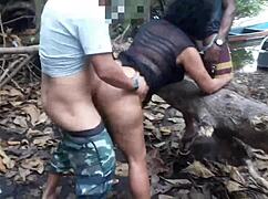 Wife in Woods with Strangers