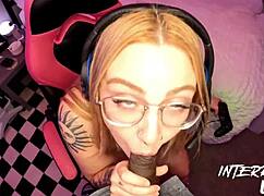 Thick Pawg Feels Emotions Ignoring Black Dick While Streaming