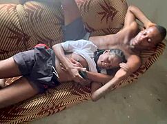 A cozy evening with my girlfriend