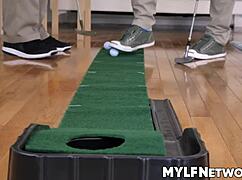 Raw Diamond Kitty Left in Bed Again as Husband Golfs Away