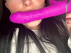 Teen American Exchange Student Engages In Solo Masturbation