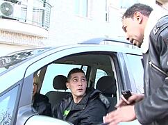 Blonde Mom's Passionate Anal in Stockings