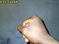 Skinny Girl Gives Handjob To Big Cock For Cumshot