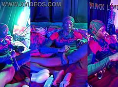 Muscular Black Bodybuilder Ass Shaking Oiled Fuck Doll