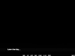 Fat curvy girl in cute outfit at university 3d problems