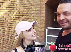 lily ray's first public fuck in berlin with blowjob and swallow