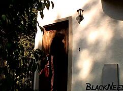 housewife bends over for black gangster in doggystyle delight