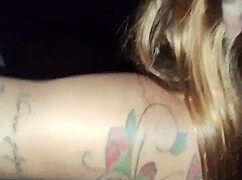 My husband films me flashing and sucking cocks as an exhibitionist amateur in the gloryhole