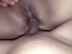 Creampie in Friend's Shaved Pussy During Tight Orgasm